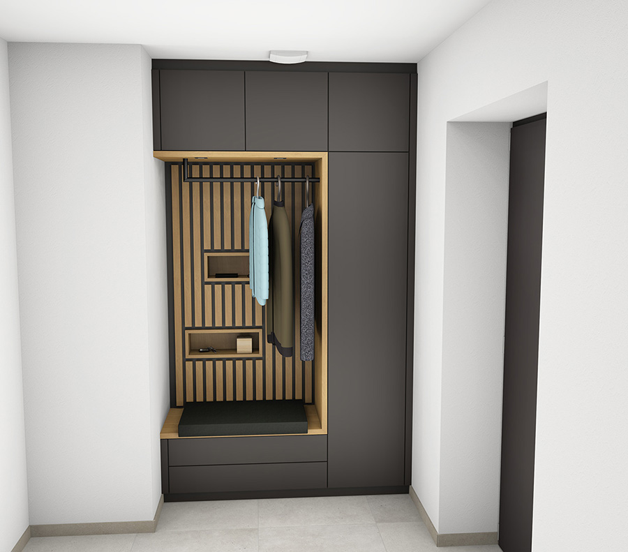 Garderobe Rendering 1